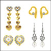 Lovely Earrings Combo - SJPJA-422C - Click here to View more details about this Product